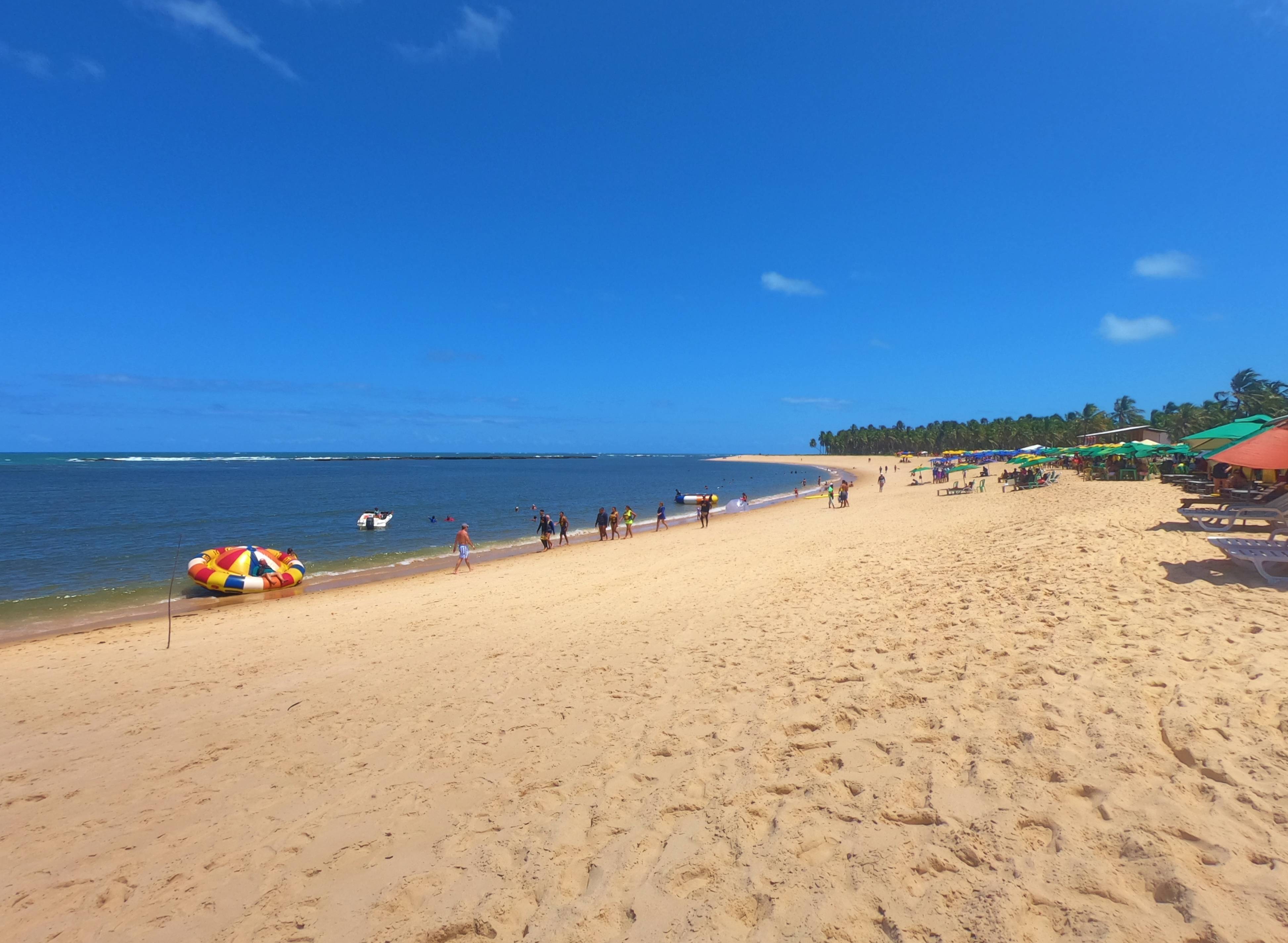 Praia do Gunga após passeio