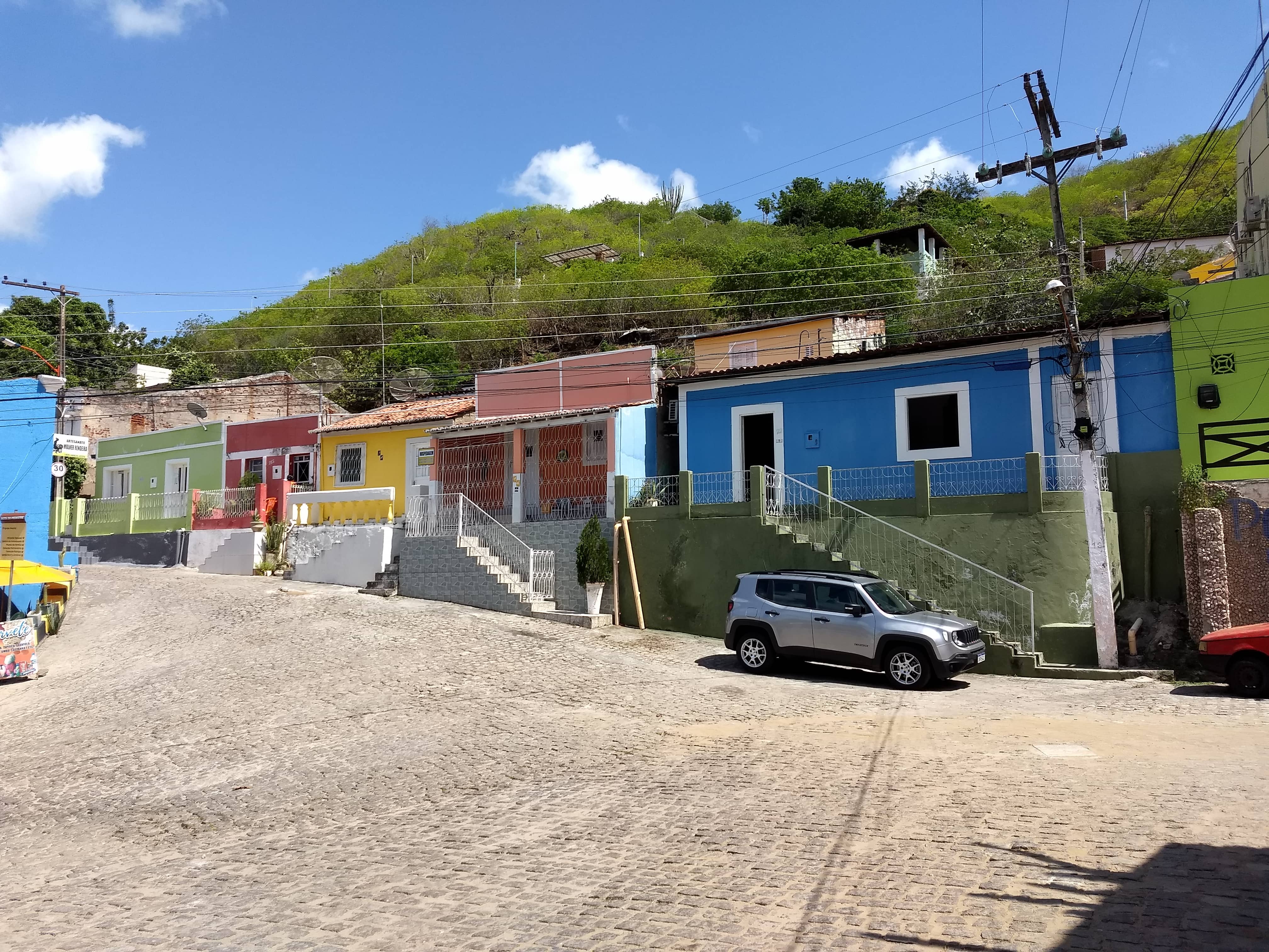 Casas coloridas em Piranhas